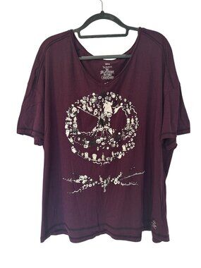 Disney Tim Burton Nightmare Before Christmas Graphic T-Shirt Size 3X